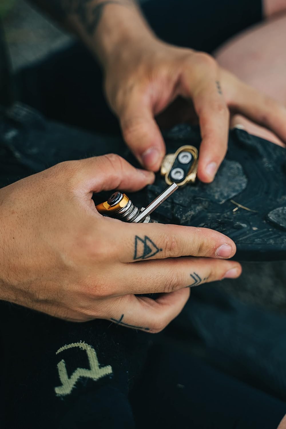 Crankbrothers Eggbeater 11 Titanium Road Bike Pedals, Gold, Lightweight, Unisex Adult