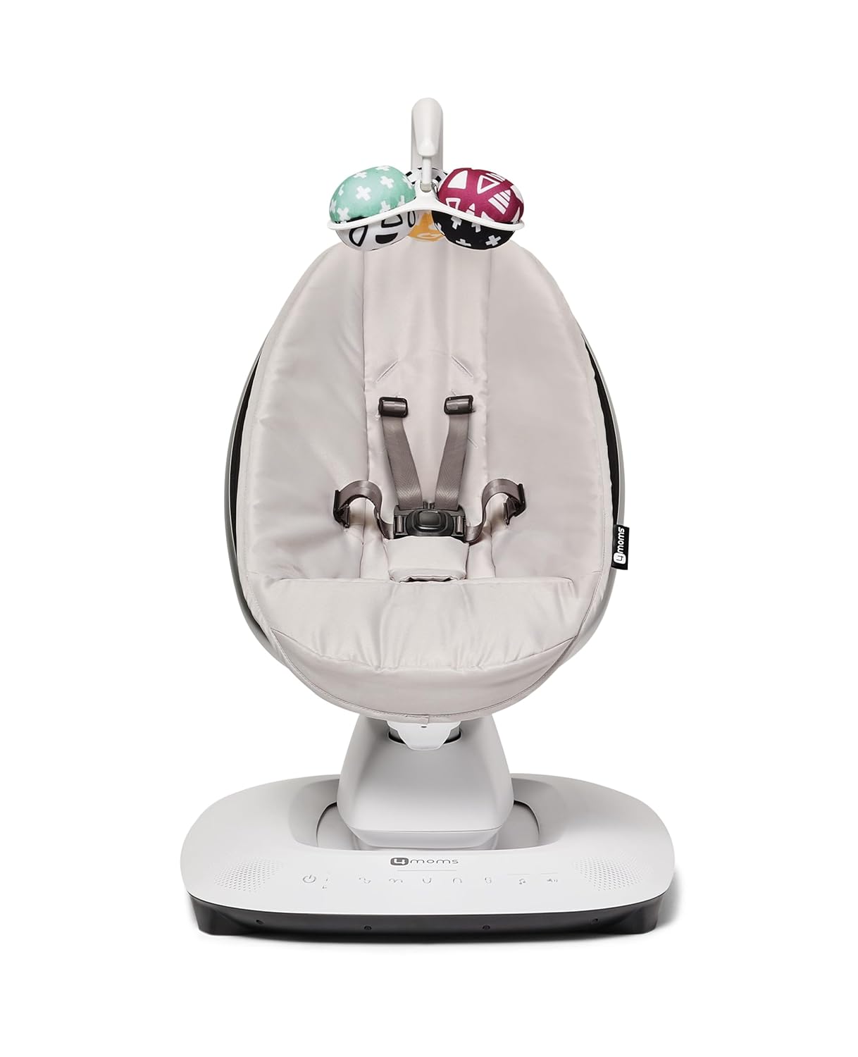 4moms MamaRoo Bluetooth Baby Swing, Multi-Motion, Gray, 5 Unique Motions, Wi-Fi Enabled