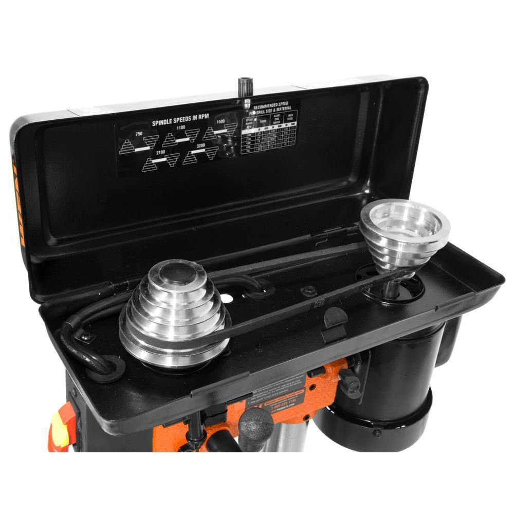 4206T 2.3-Amp 8 in. 5-Speed Cast Iron Benchtop Drill Press with 1/2 in. Chuck Capacity