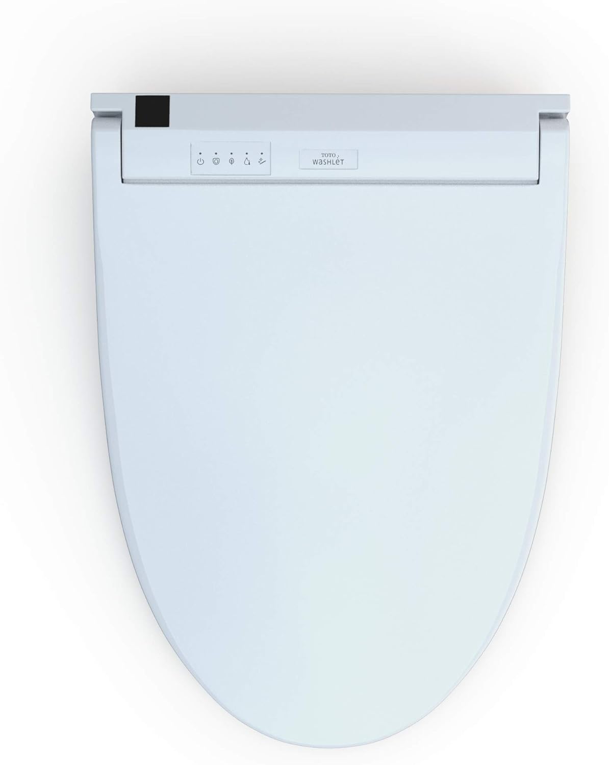 C5 Electronic Bidet Toilet Seat with and + Wand Cleaning, Elongated, Cotton White