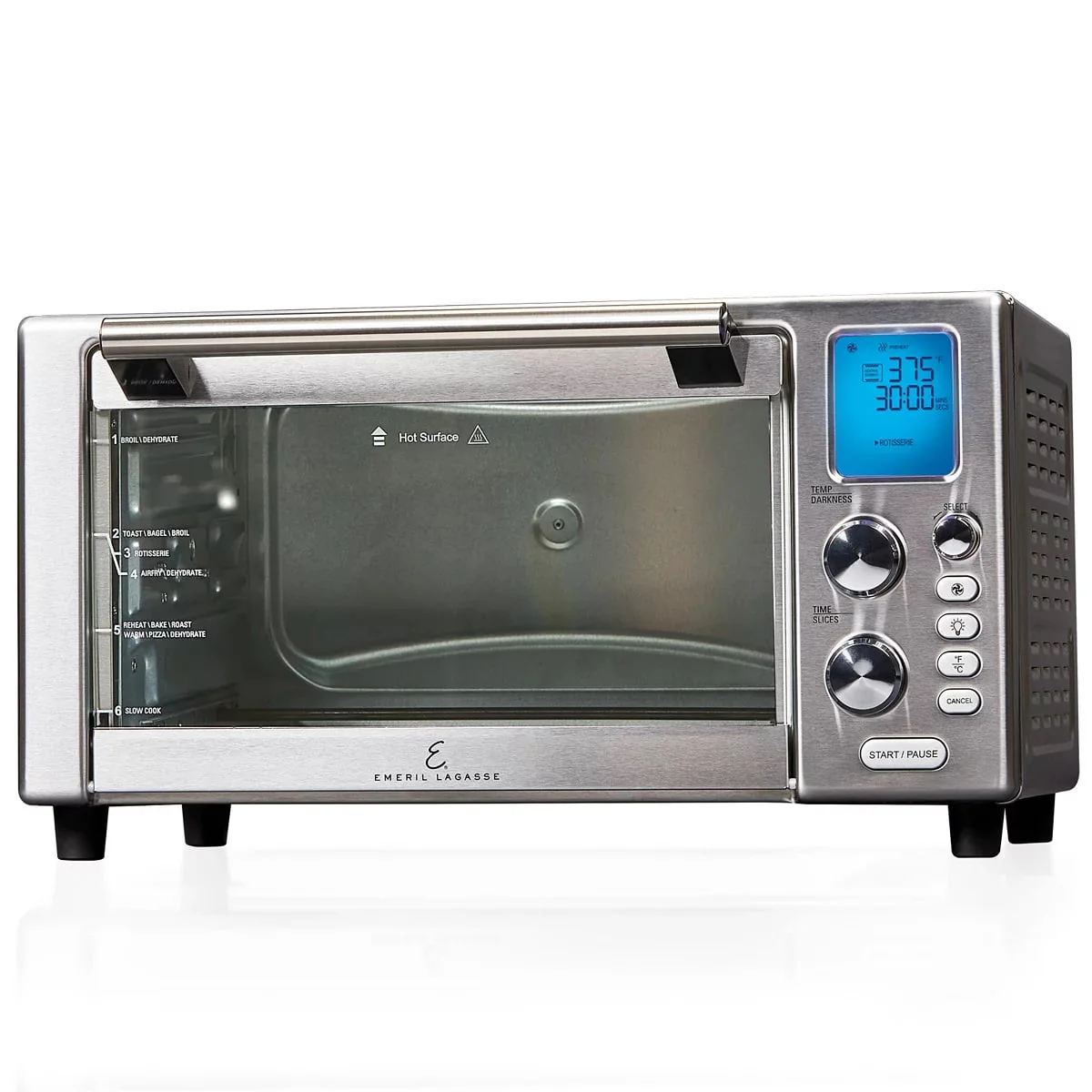 Emeril Lagasse - Air Fry Toaster Oven - Brushed Stainless Steel