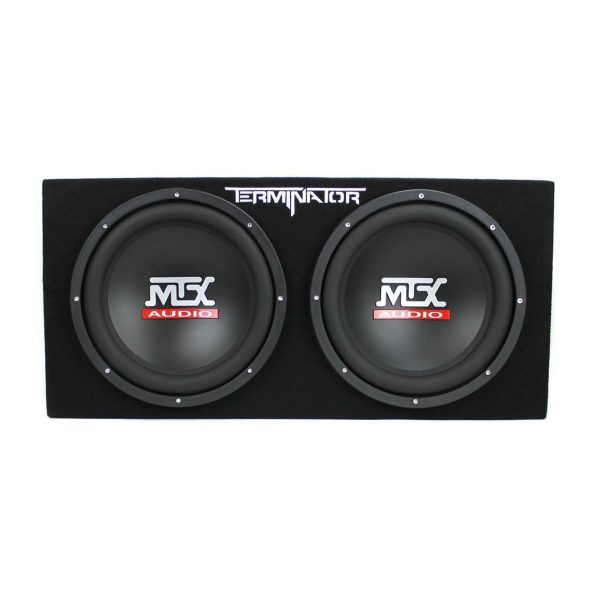 12 1200W Dual Loaded Car Subwoofers + Box +  1500W Amp + Kit
