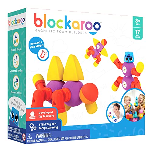 Blockaroo Magnetic Foam Building Blocks