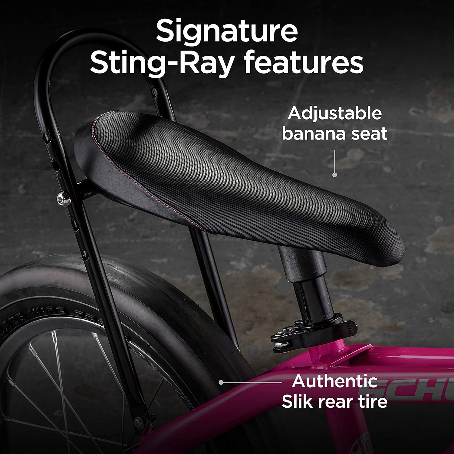 Schwinn Krate EVO Kids Bike, 16-Inch Wheels, Ages 3-5, Raspberry, Alloy Steel Frame, Training Wheels, Rear Coaster Brake