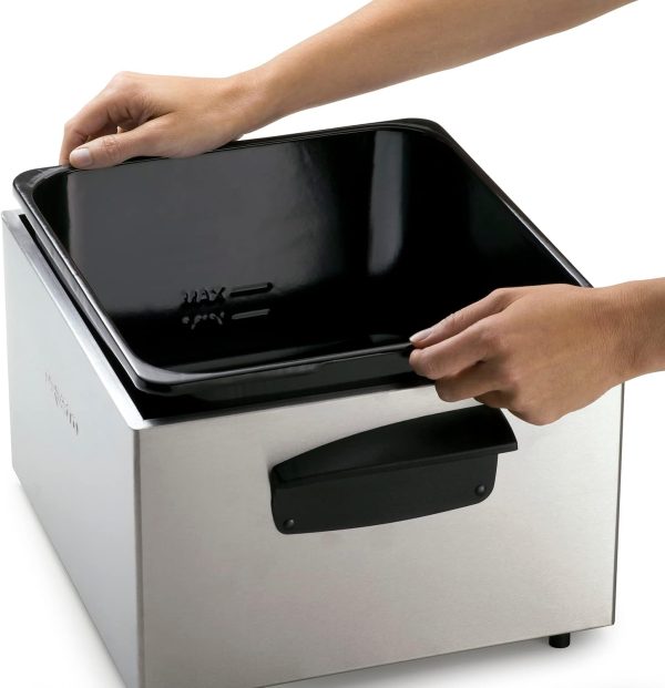 05466 Stainless Steel Dual Basket Pro Fry Immersion Element Deep Fryer