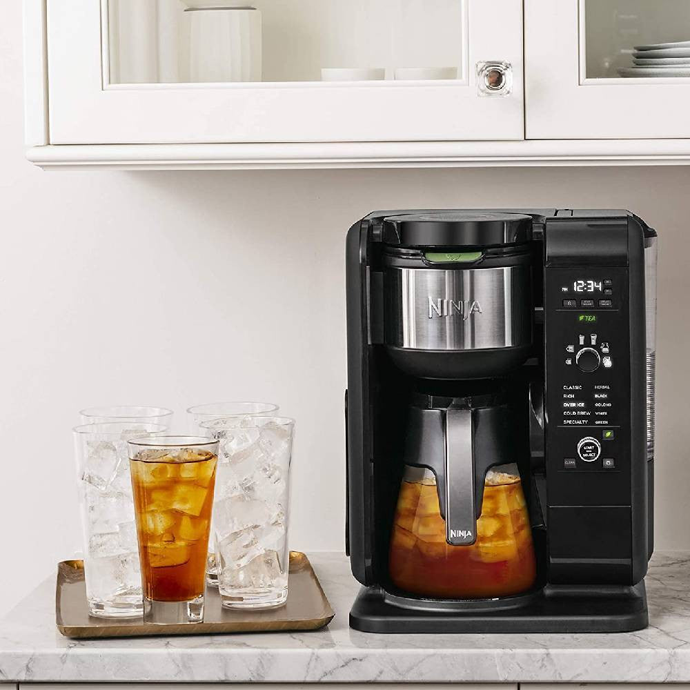 Ninja Hot & Cold Brewed System, Auto-iQ Tea and Coffee Maker With Glass Carafe
