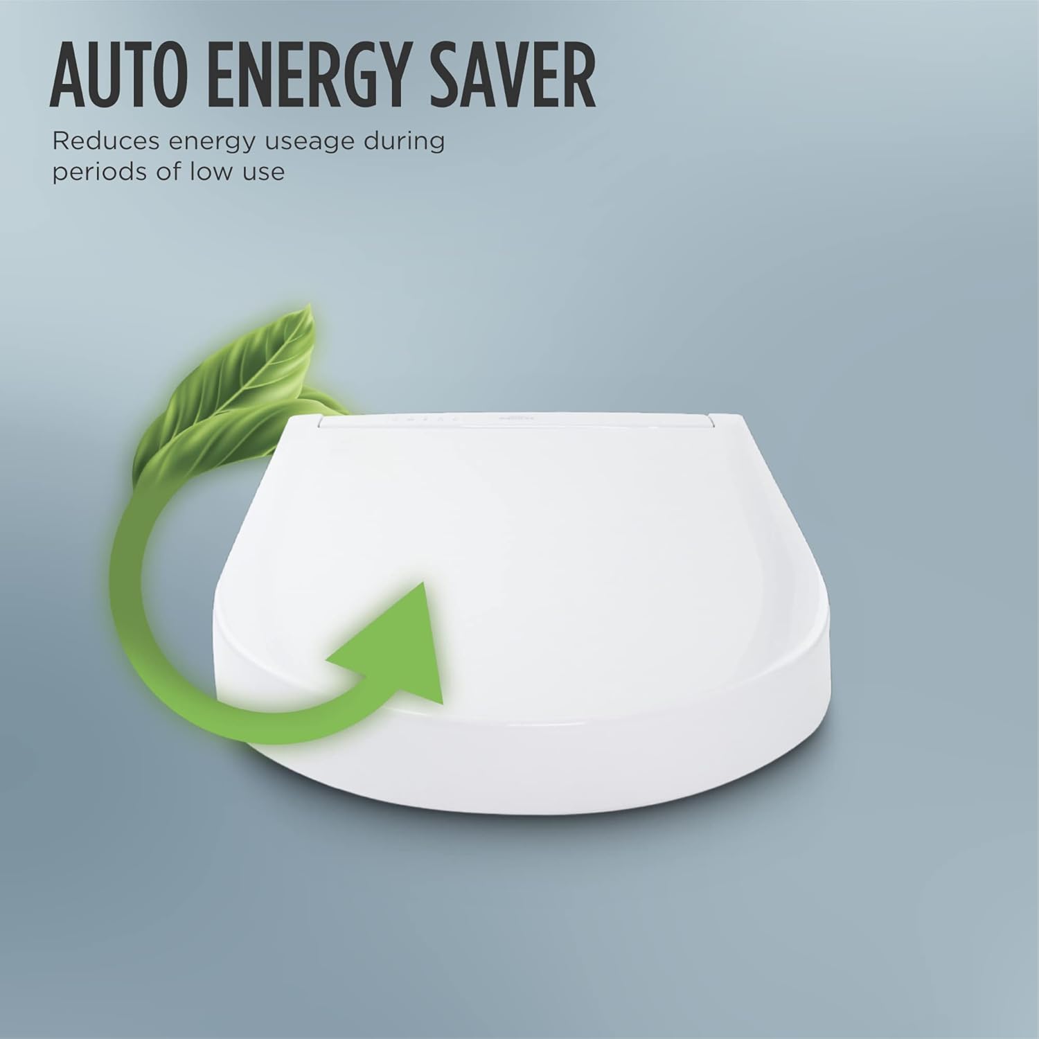 C5 Electronic Bidet Toilet Seat with and + Wand Cleaning, Elongated, Cotton White