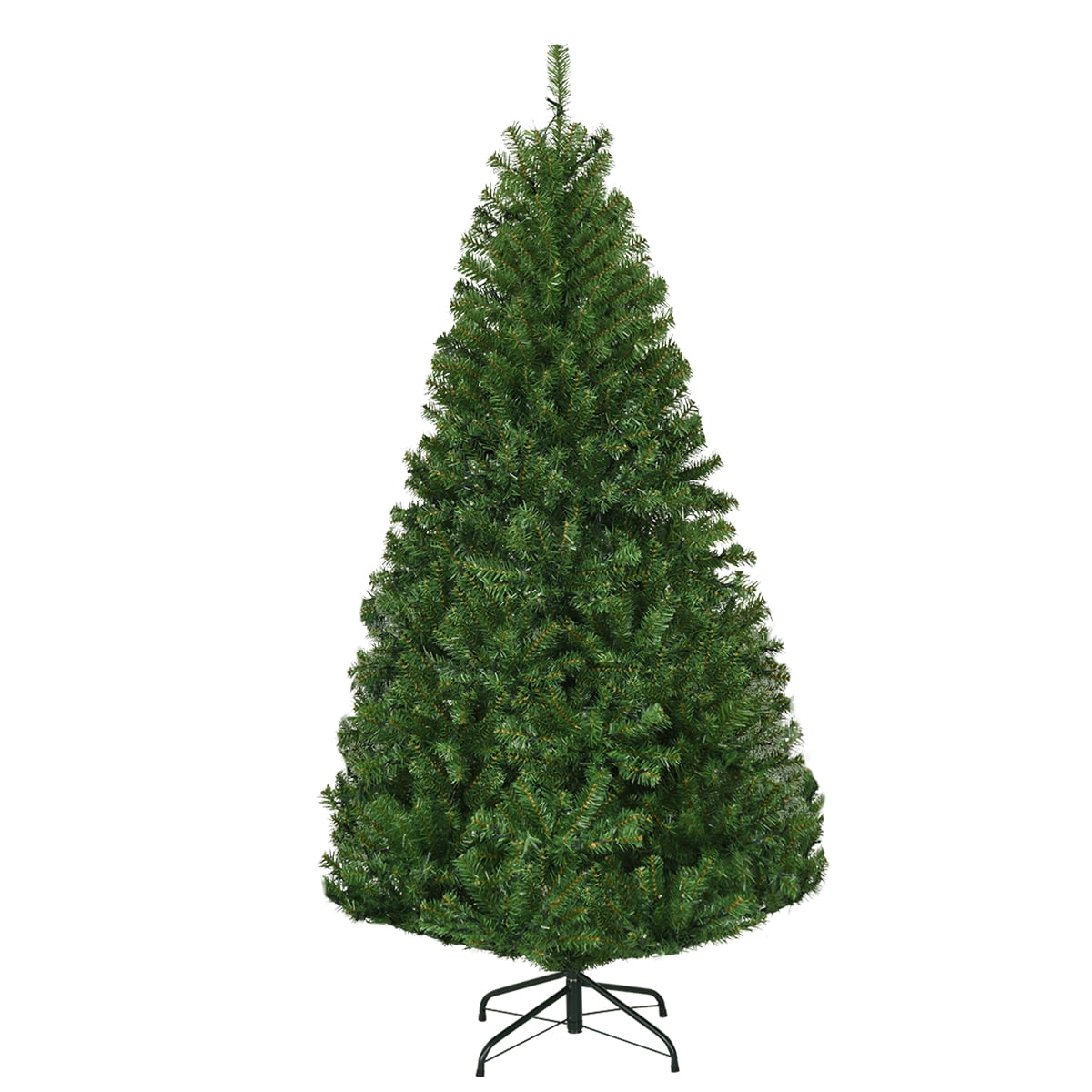 Costway 8Ft Pre-Lit Artificial Christmas Tree Hinged 750 LED Lights