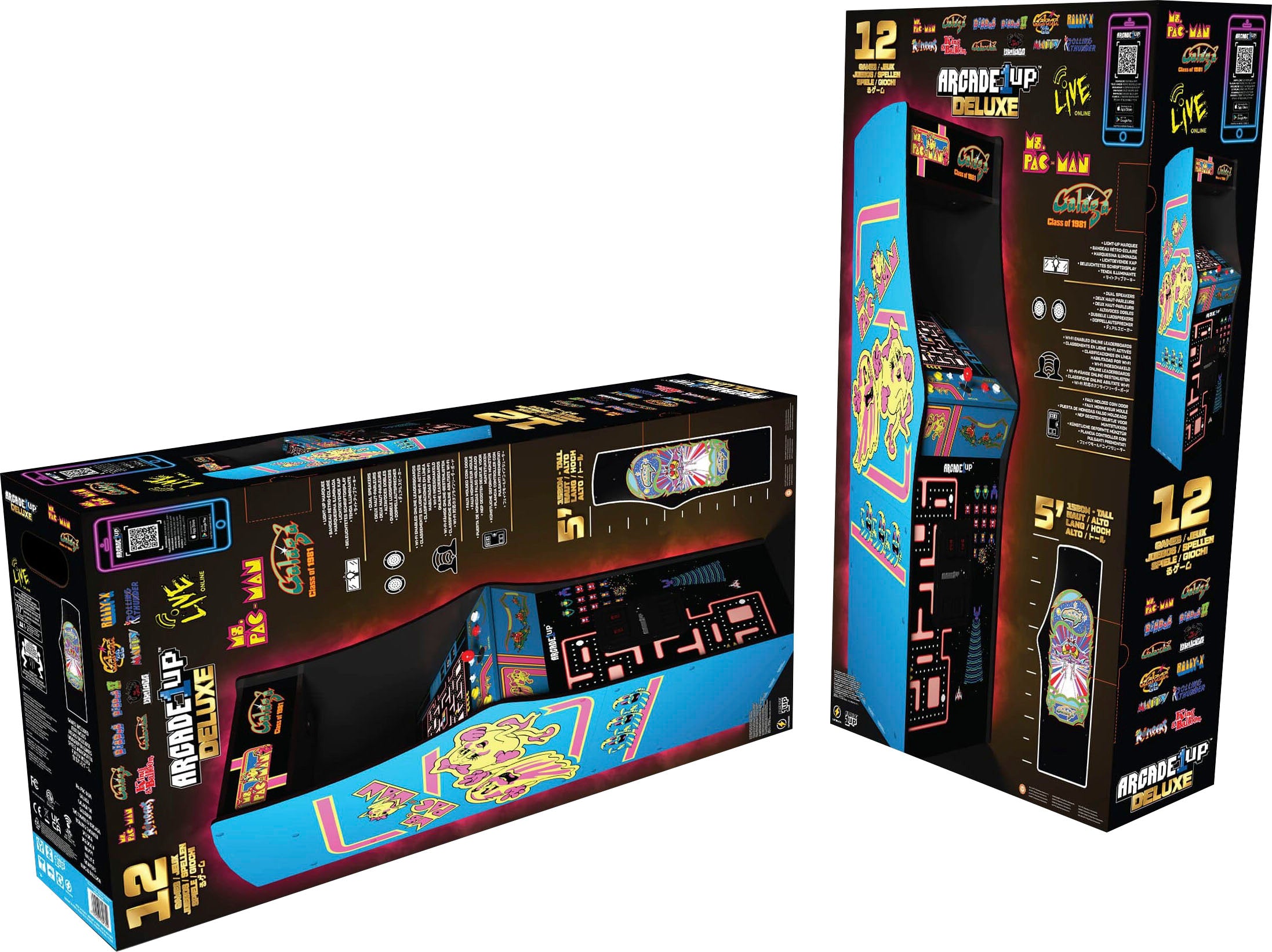 Arcade1Up �C Class of 81�� Deluxe Arcade Game �C Blue