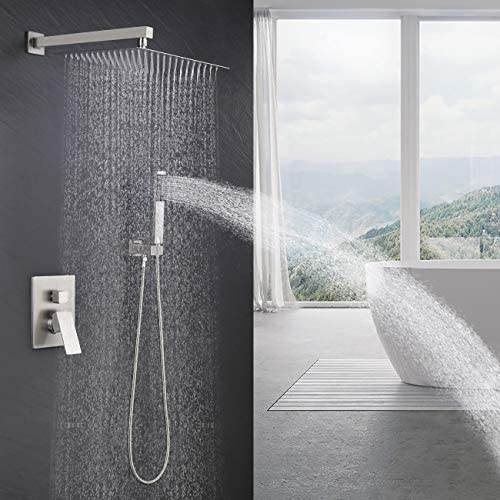 KES Shower System 12 Inch Rain Shower Head