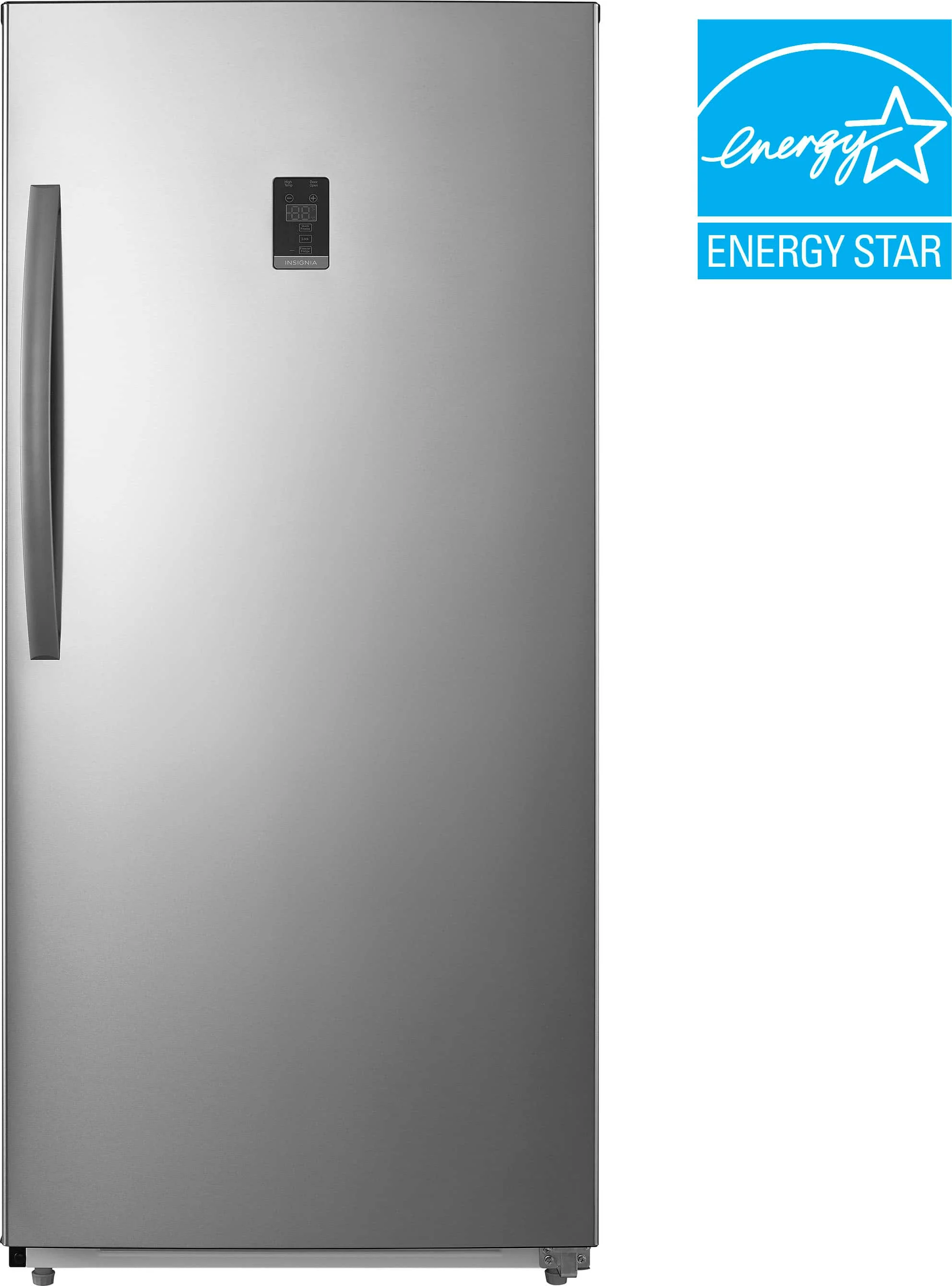 13.8 Cu. Ft. Garage Ready Convertible Upright Freezer with ENERGY STAR Certification - Stainless Steel