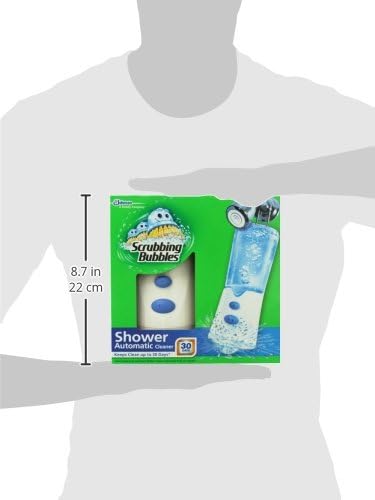 Scrubbing Bubbles Automatic Shower Cleaner Starter Kit, 34 oz Spray, Fresh Scent, 30-Day Clean