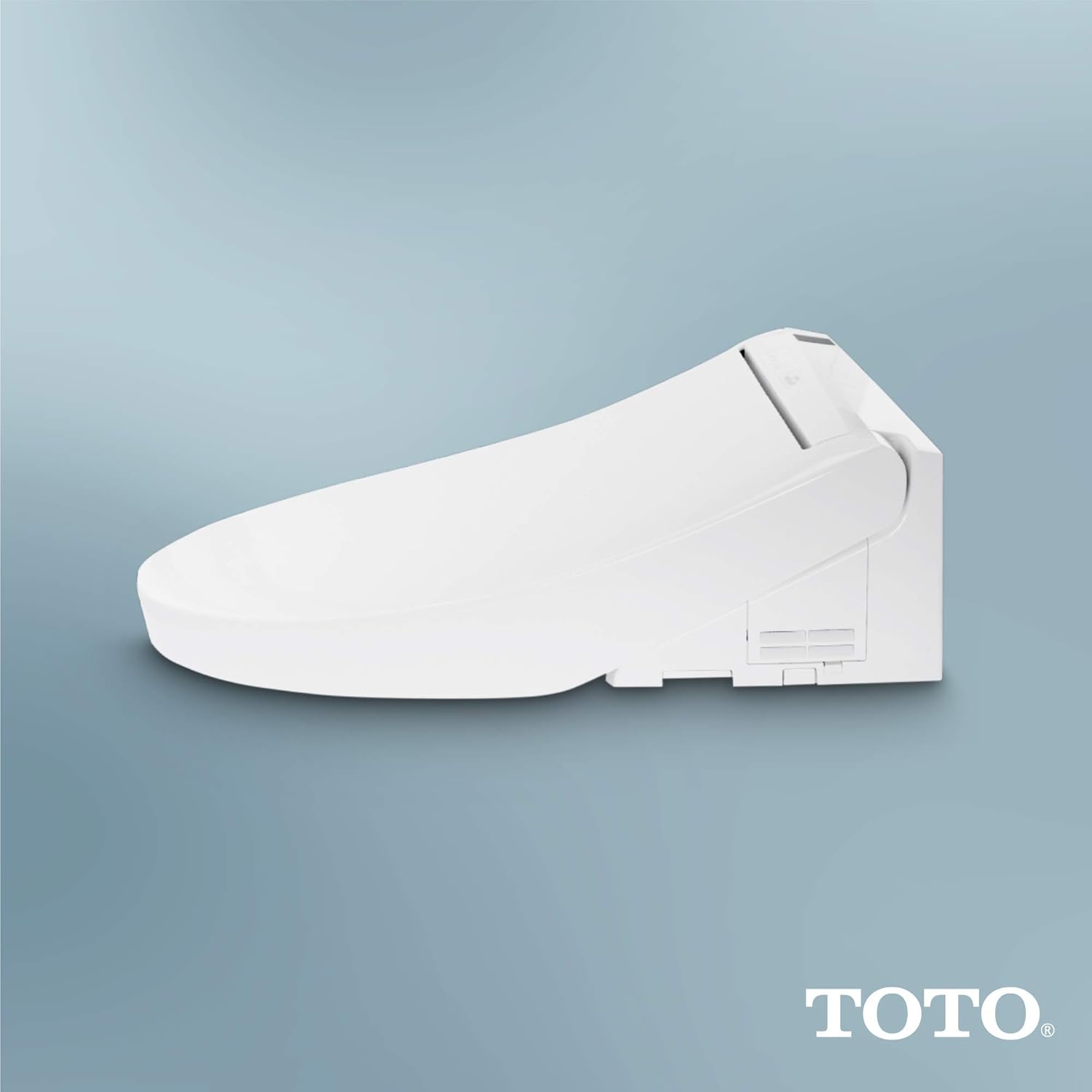 C5 Electronic Bidet Toilet Seat with and + Wand Cleaning, Elongated, Cotton White