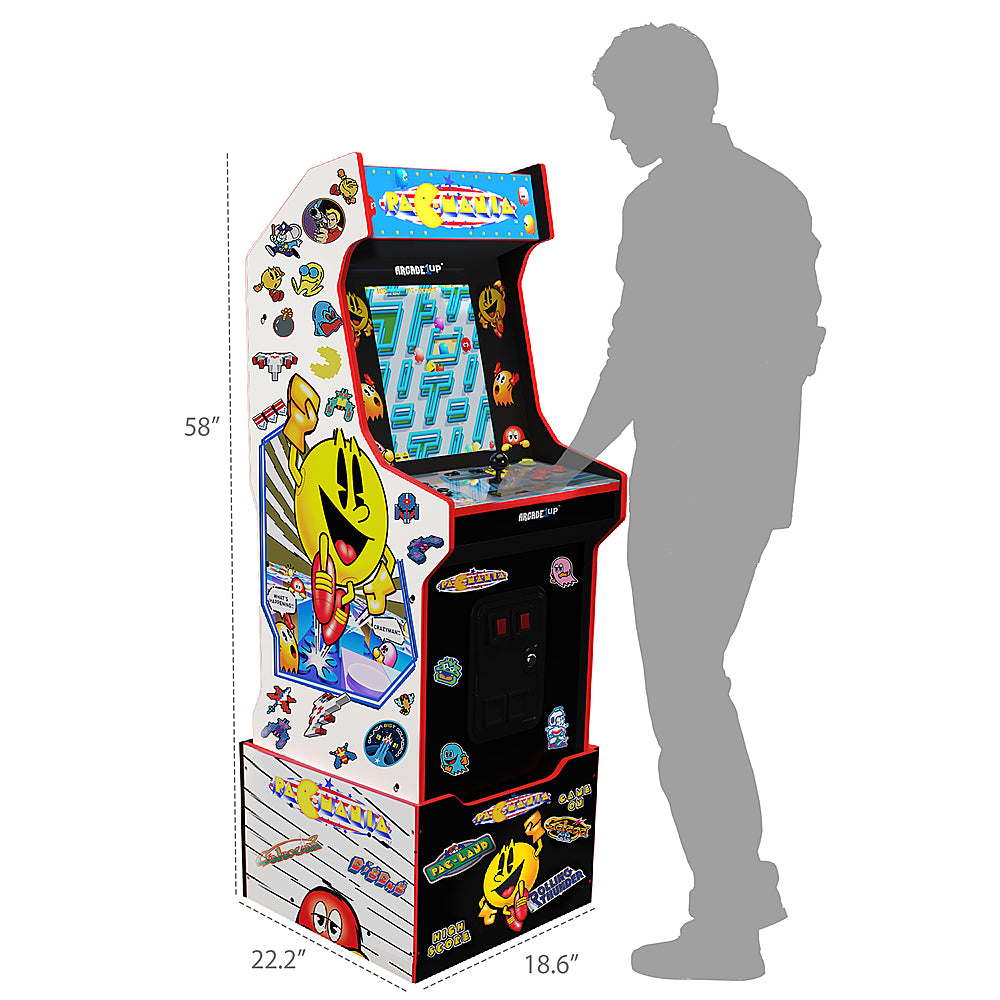 Arcade1Up - PacMan Customizable Arcade Featuring Pac-Mania - Multi