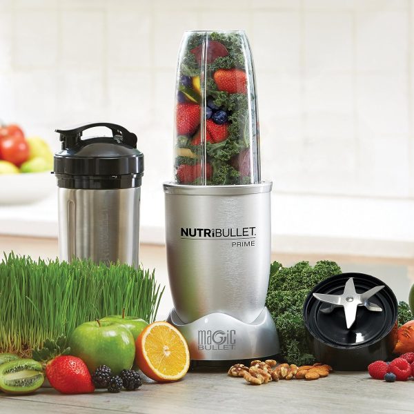 1000 Watt PRIME Edition, 12-Piece High-Speed Blender/Mixer System, Includes Stainless Steel Insulated Cup, and Recipe Book