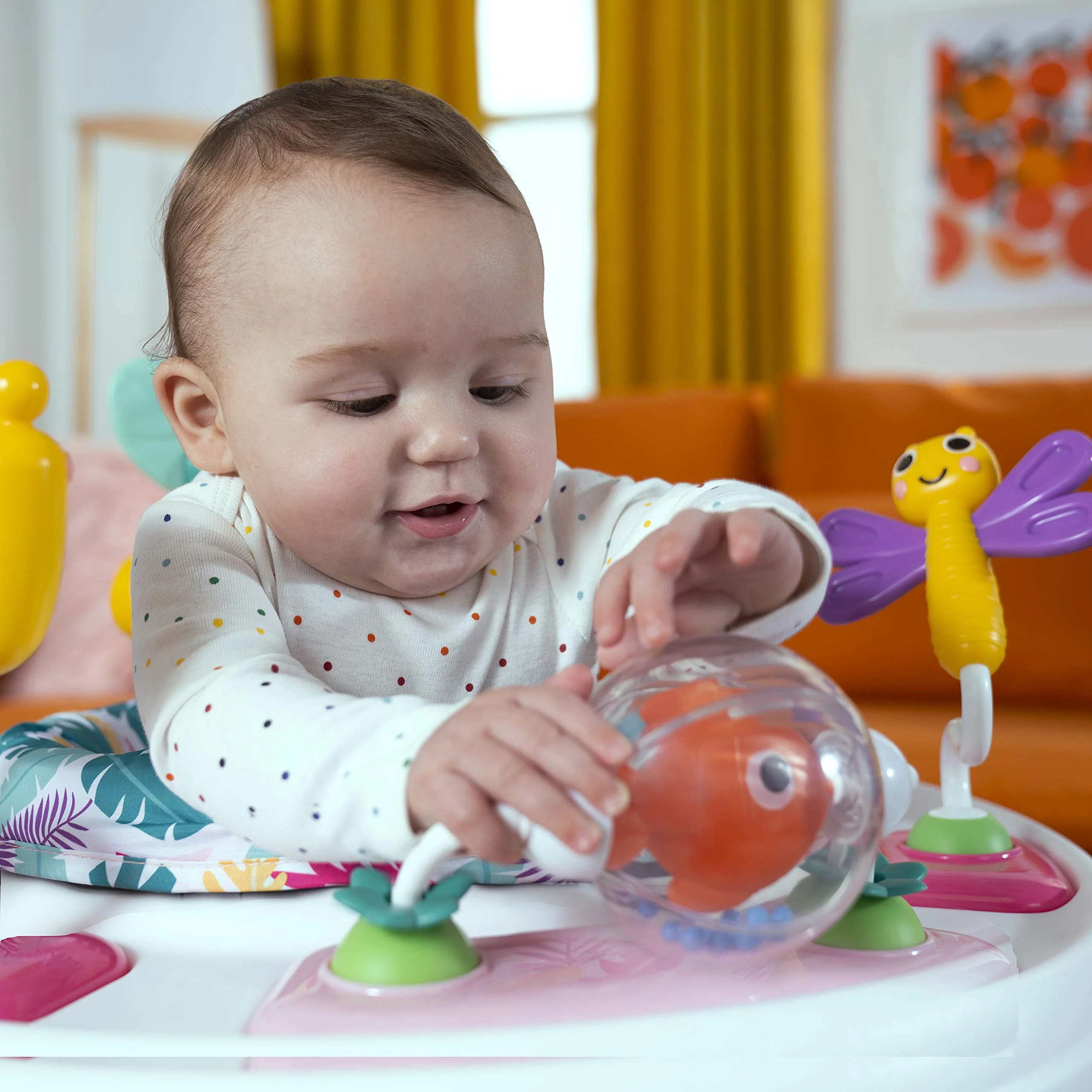 Bright Starts Bounce Bounce Baby 2-in-1 Activity Jumper & Table