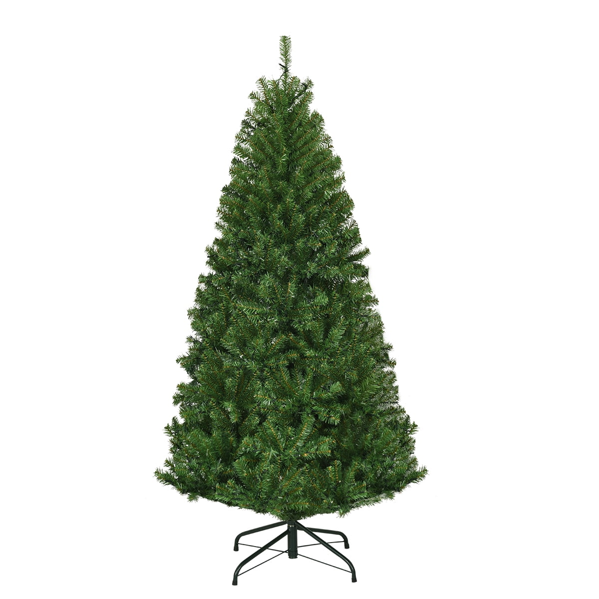 Costway 8Ft Pre-Lit Artificial Christmas Tree Hinged 750 LED Lights