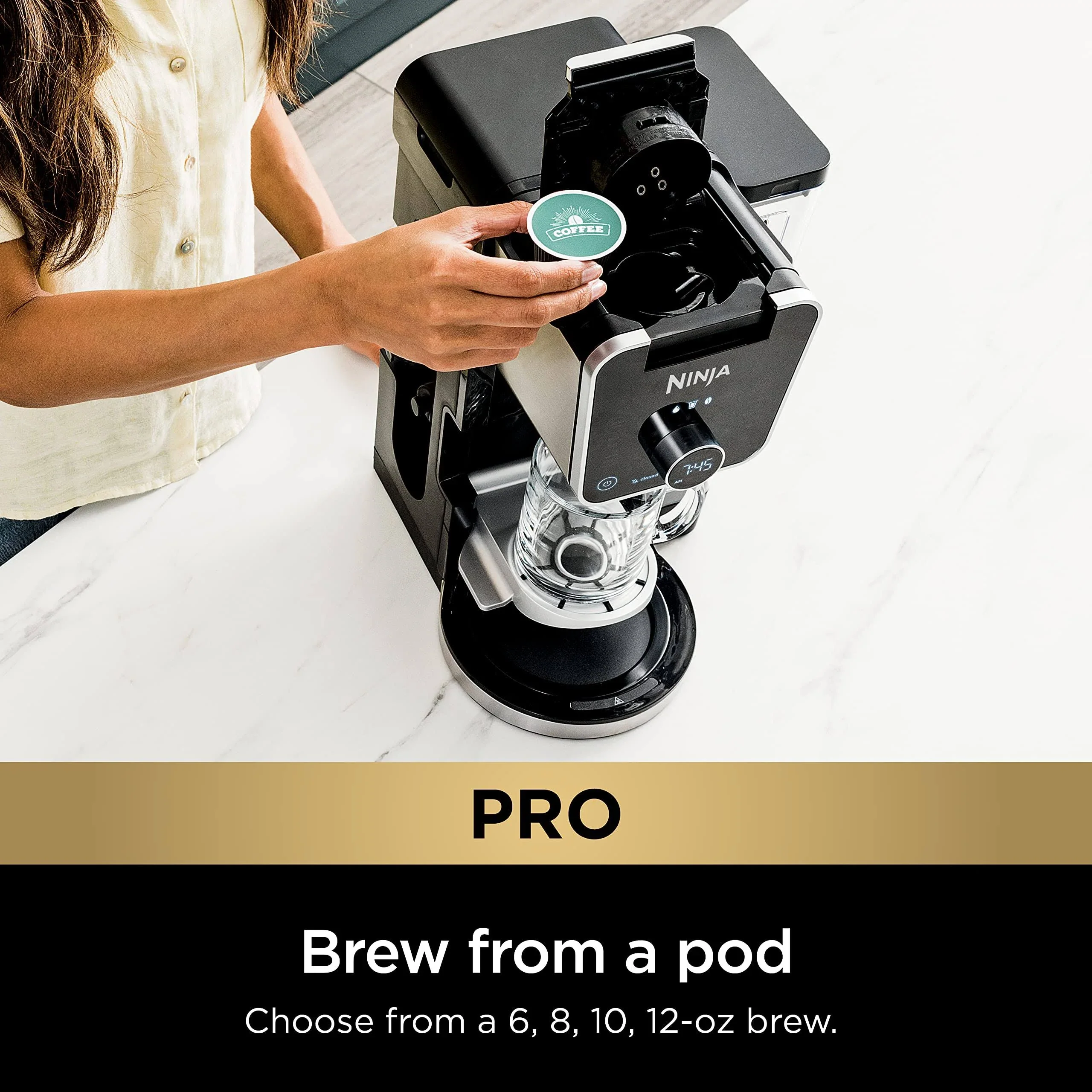 Ninja Cfp307 DualBrew Pro Specialty Coffee System (Black)