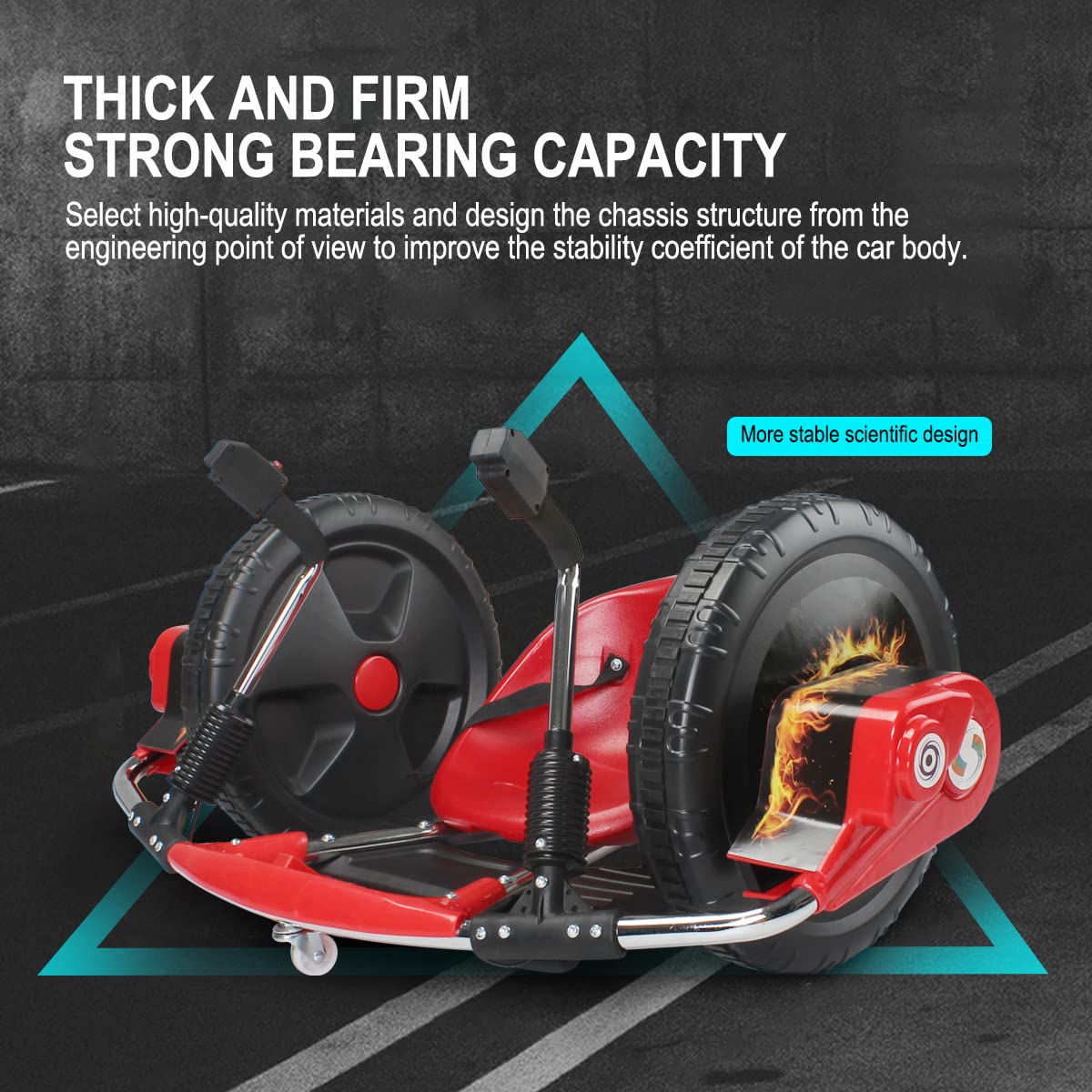 Electric Scooter Protective Rotation Spinning