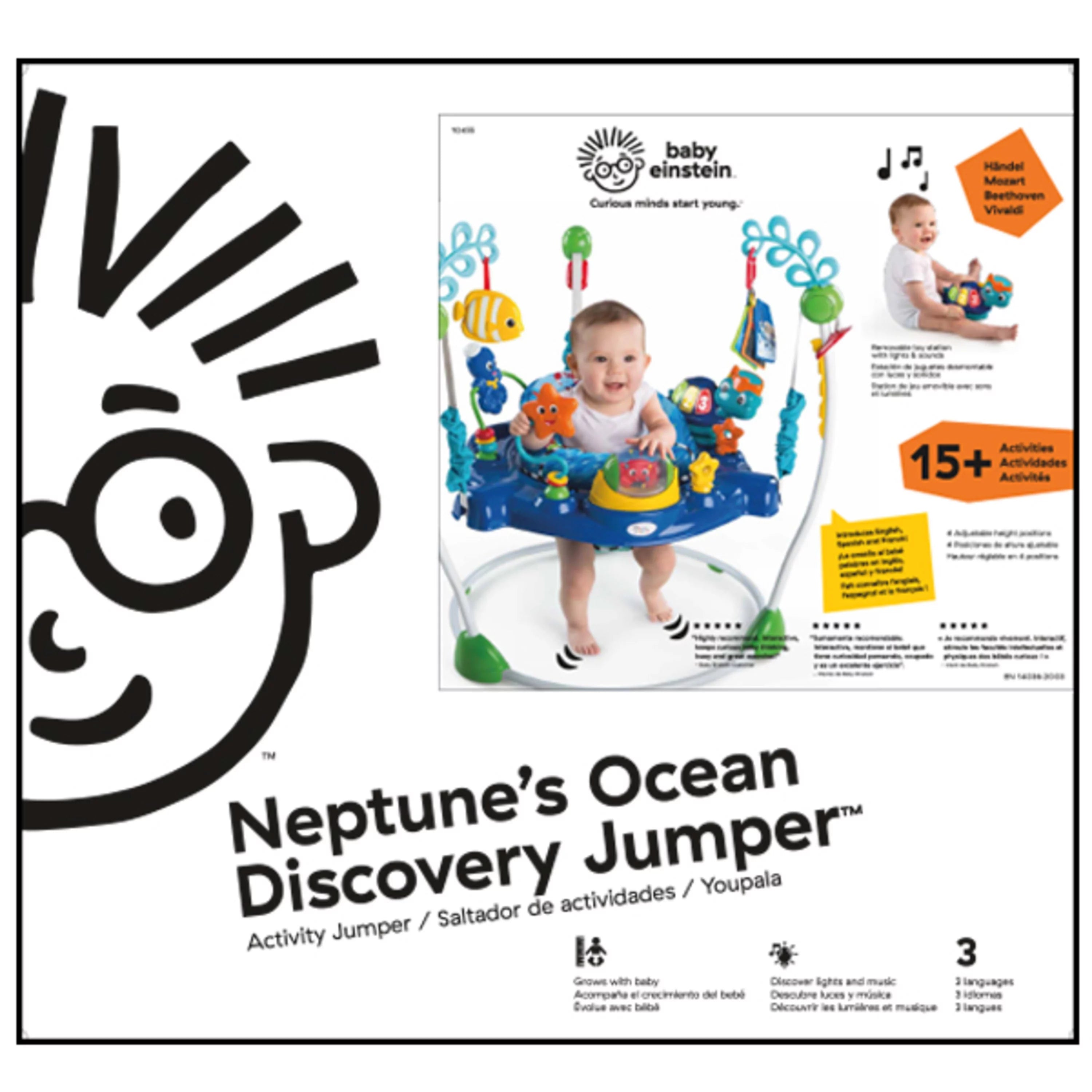 Baby Einstein Neptune's Ocean Discovery Activity Center Jumper