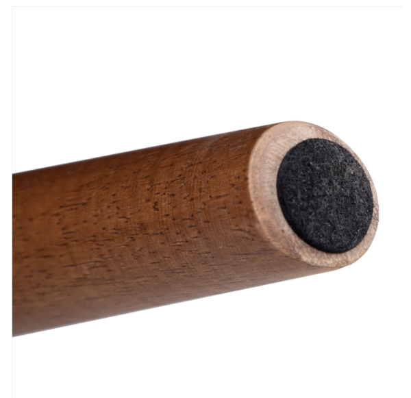 (75 x 69 x 84) cm Retro Modern Wooden Single Chair, Grey Fabric