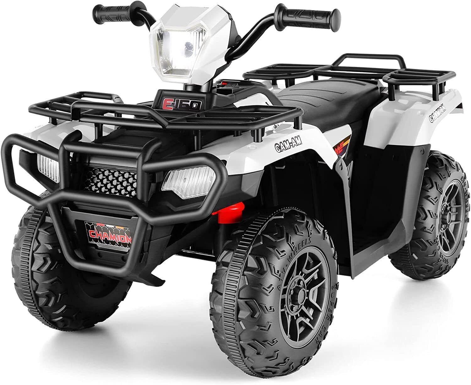 12V Electric Kids Ride On Car ATV 4-Wheeler Quad w/ Music LED Light Gift NEW！