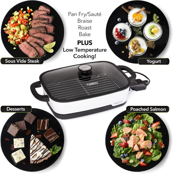 06854 Tuxedo Digital Precision Skillet, Sous Vide, Multi-Cooker