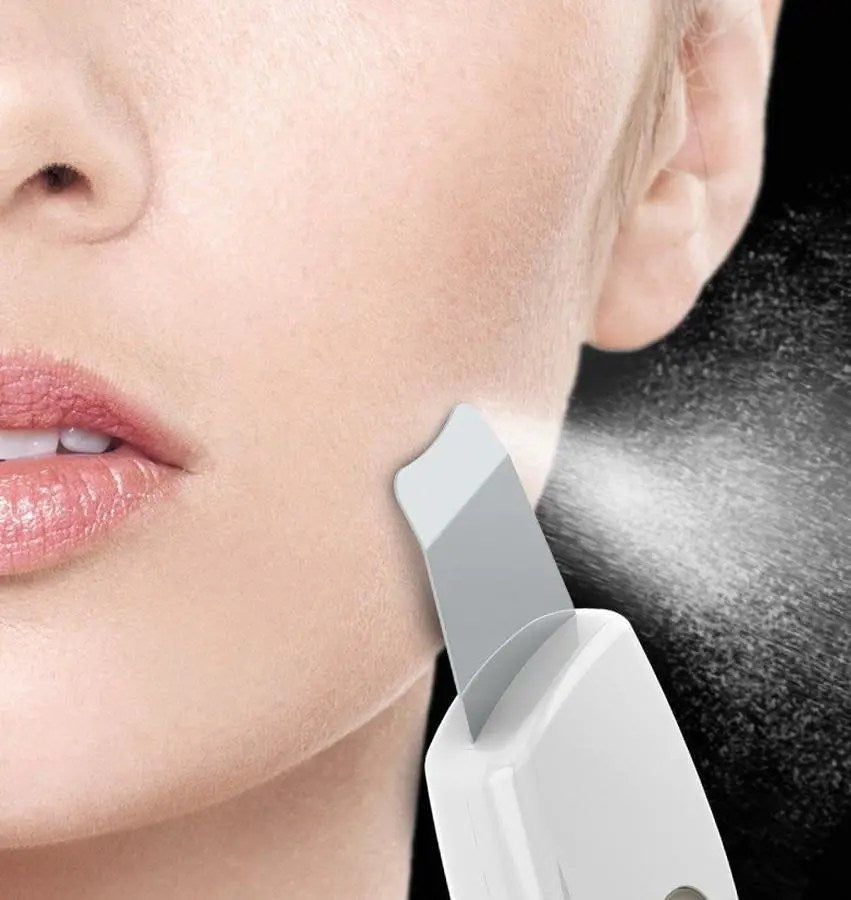 Ultrasonic Skin Scrubber Spatula Face Cleaner Scraper