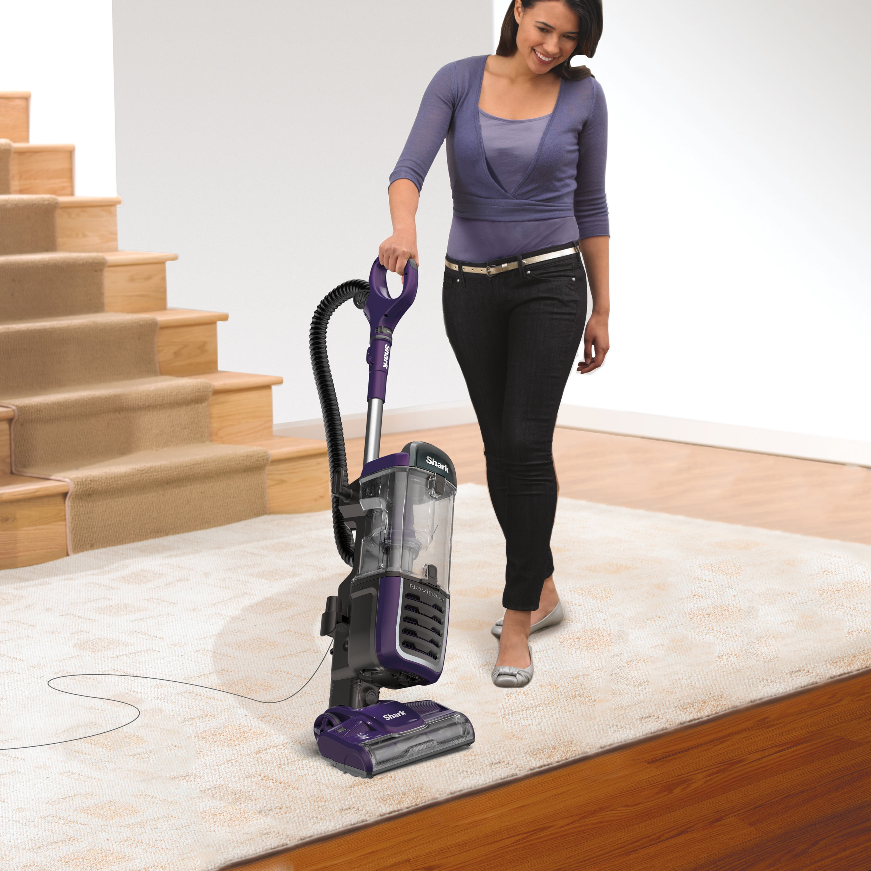 Shark Navigator Swivel Pro Upright Vacuum Cleaner - HEPA Filter, Anti-Allergen Seal, Powerful Suction