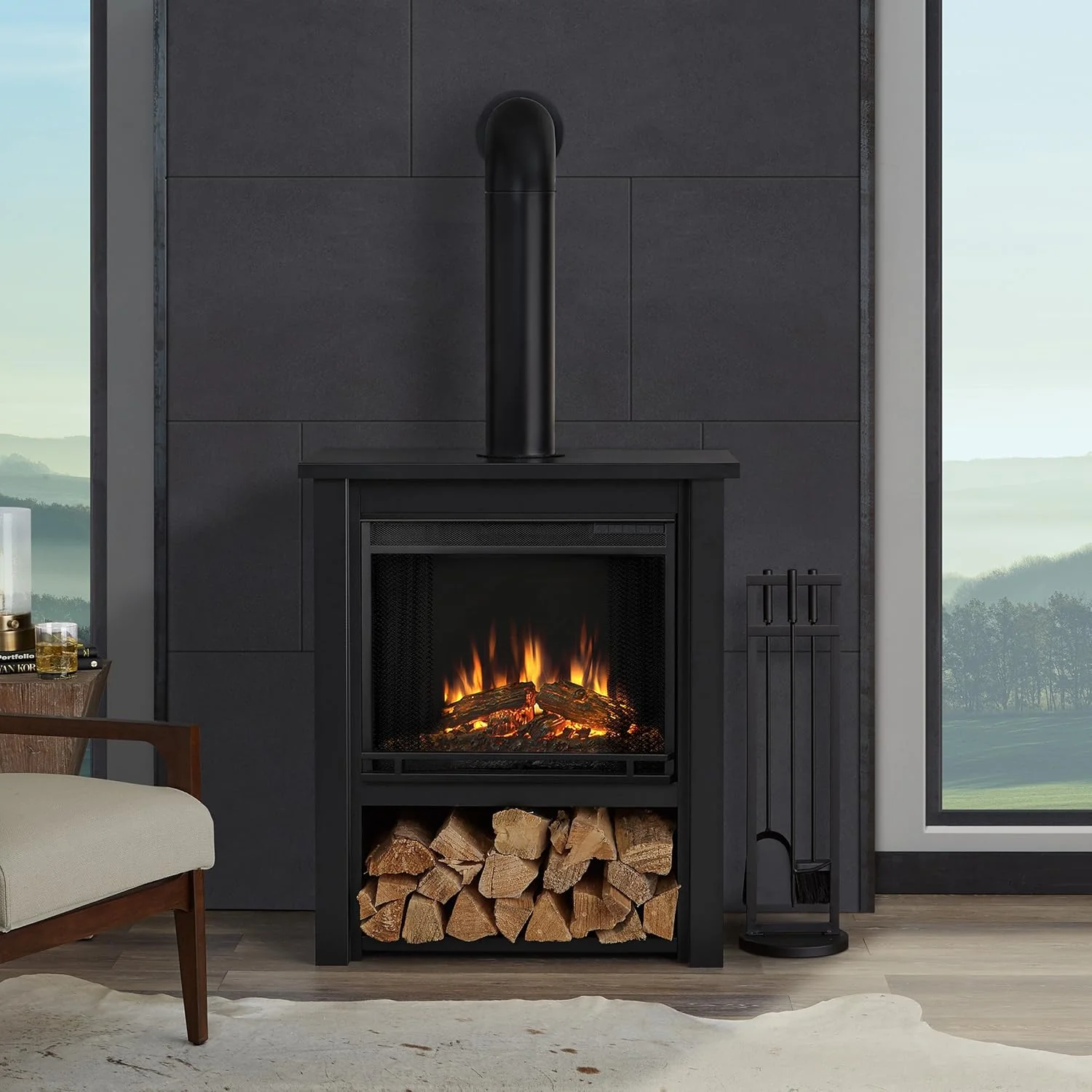 Real Flame Hollis Electric Fireplace