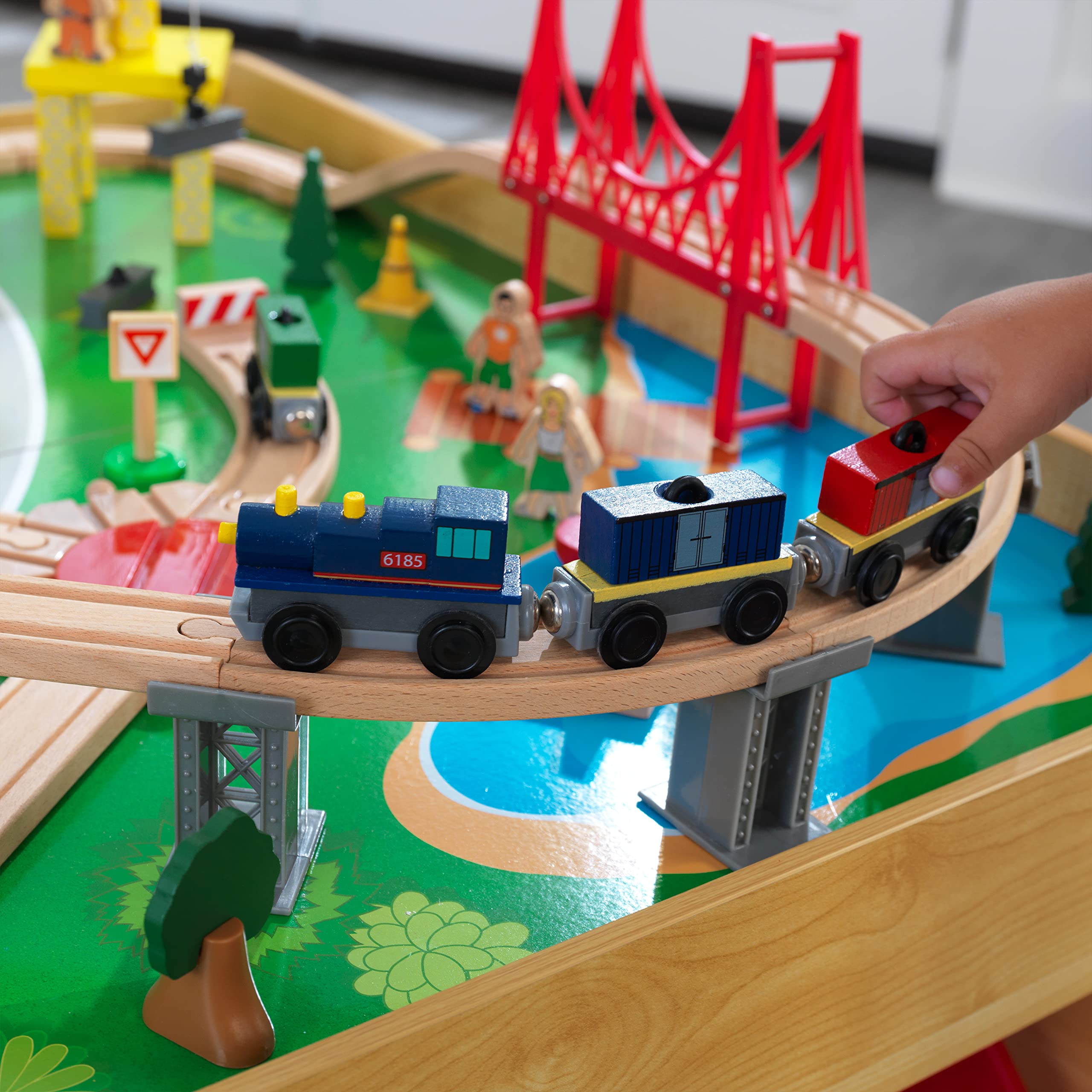 KidKraft Waterfall Mountain Train Table