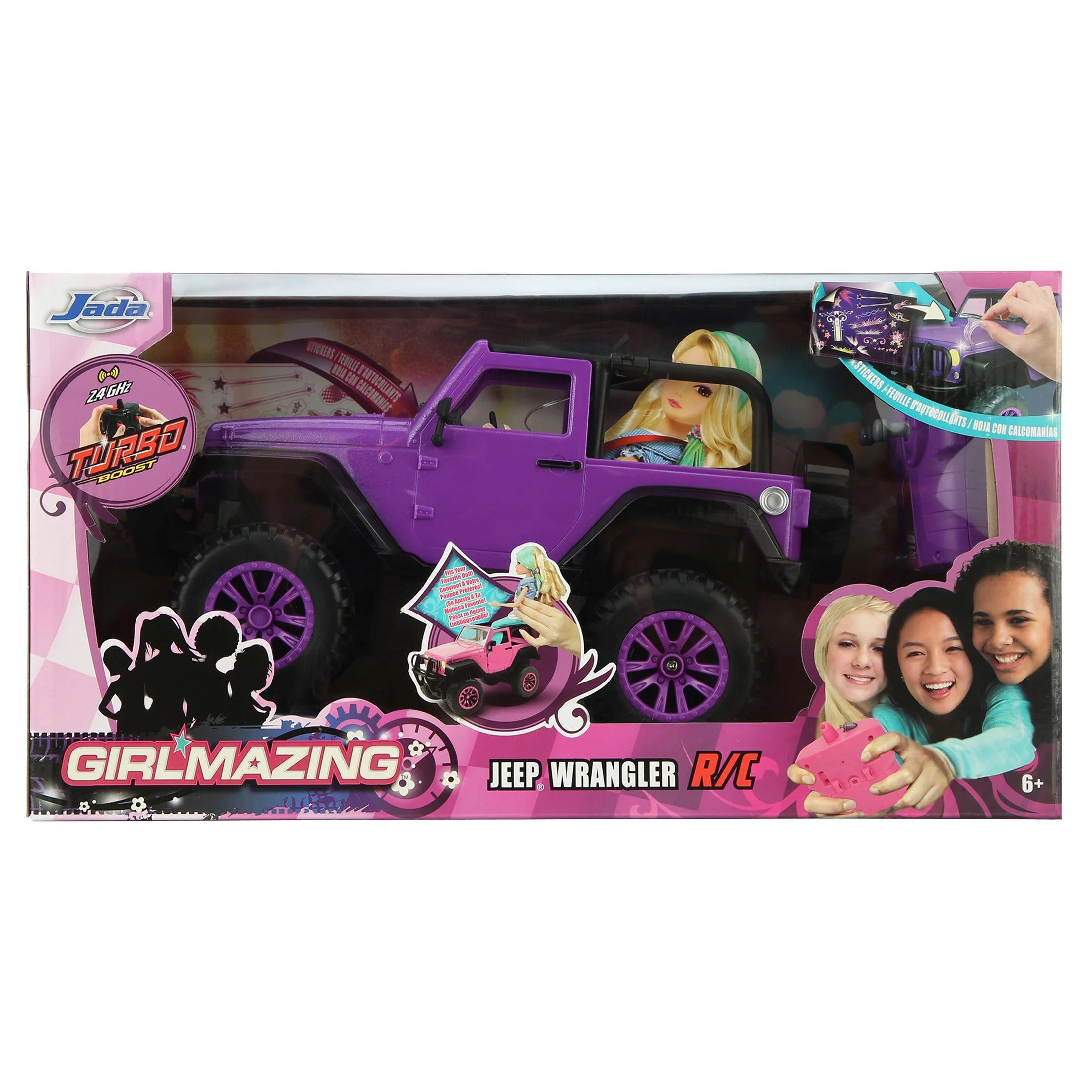 Jada Toys - GirlMazing Remote Control Jeep, Purple