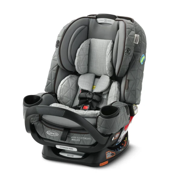 4Ever DLX Extend2Fit SnugLock 4-in-1 Car Seat featuring Anti-Rebound Bar, Midtown Collection   Midtown
