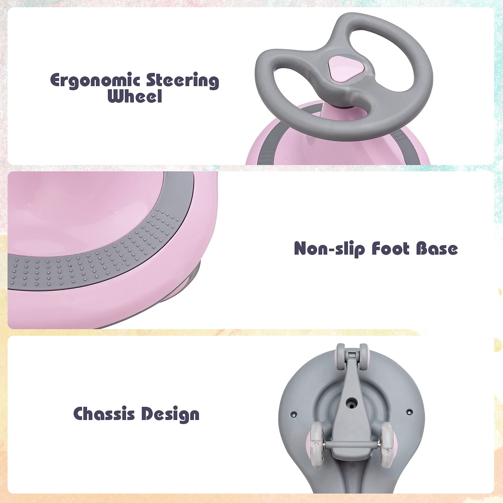 Wiggle Flashing Wheels Batteries Movement