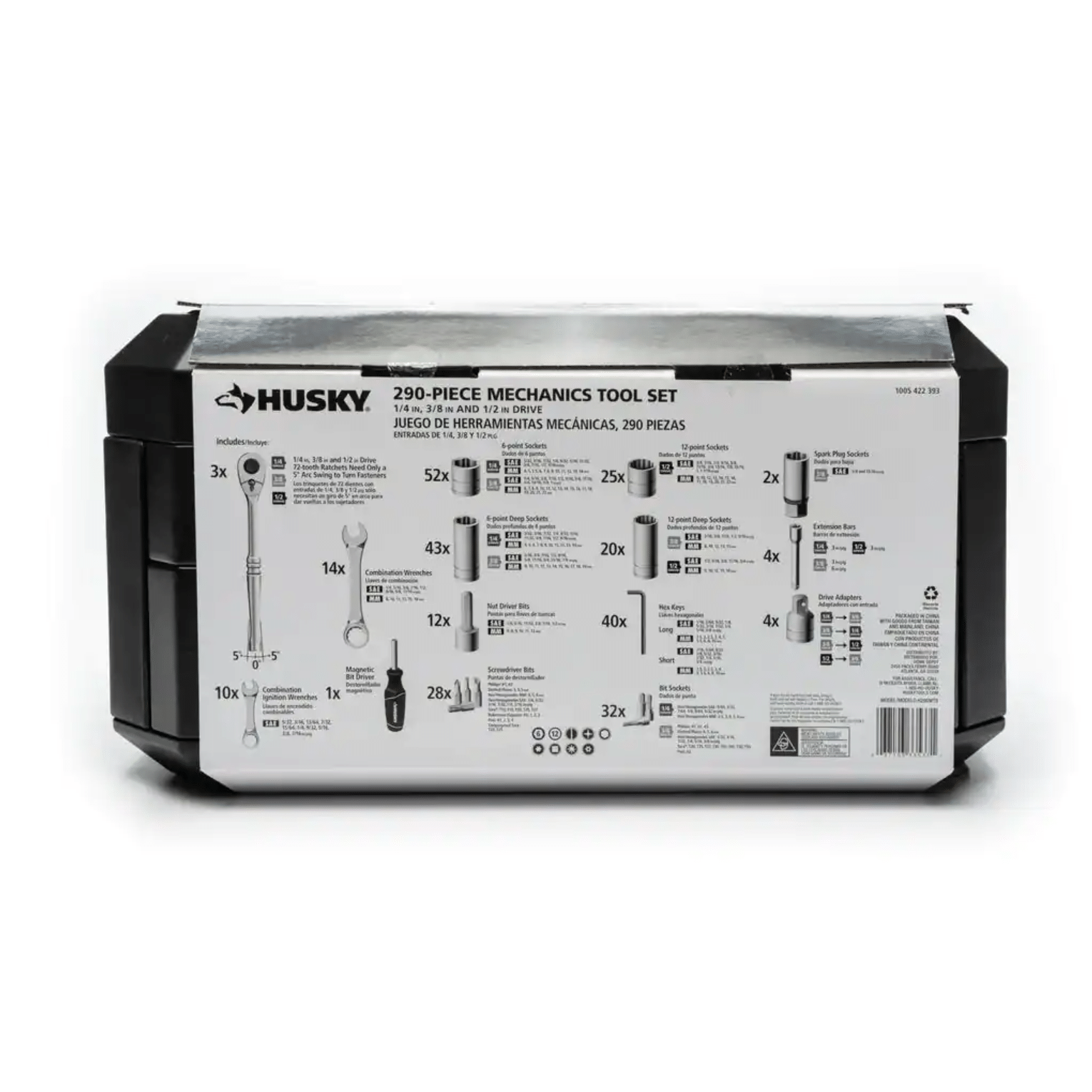 Husky Mechanics Tool Set??290-Piece (H290MTS)