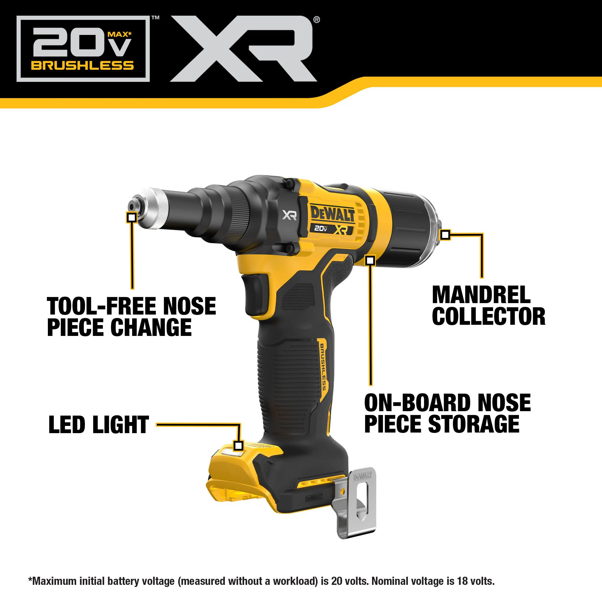 20V 3/16-In Rivet Tool 2.0AH