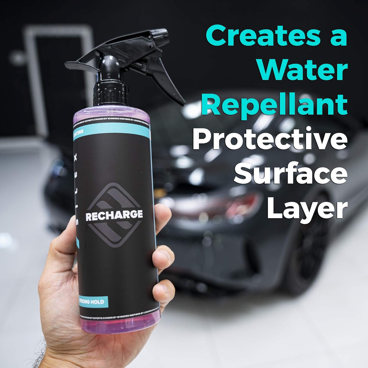 Car Ceramic Coating - Protective Ultra Hydrophobic Ceramic Detail Spray Replaces Wax & Sealants - DIY Friendly Car Care Products That Provide 6 Months of Protection - 128 Ounces