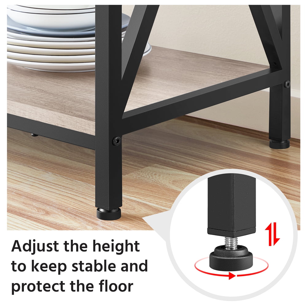 16 W x 35.5 D x 64.5 H 5-Shelf Freestanding Shelves, Gray