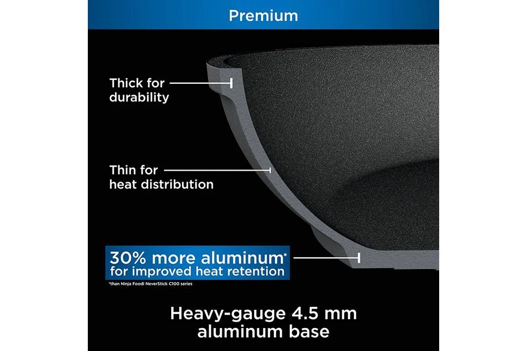 Ninja Foodi NeverStick Premium Hard-Anodized 10-Piece Cookware Set