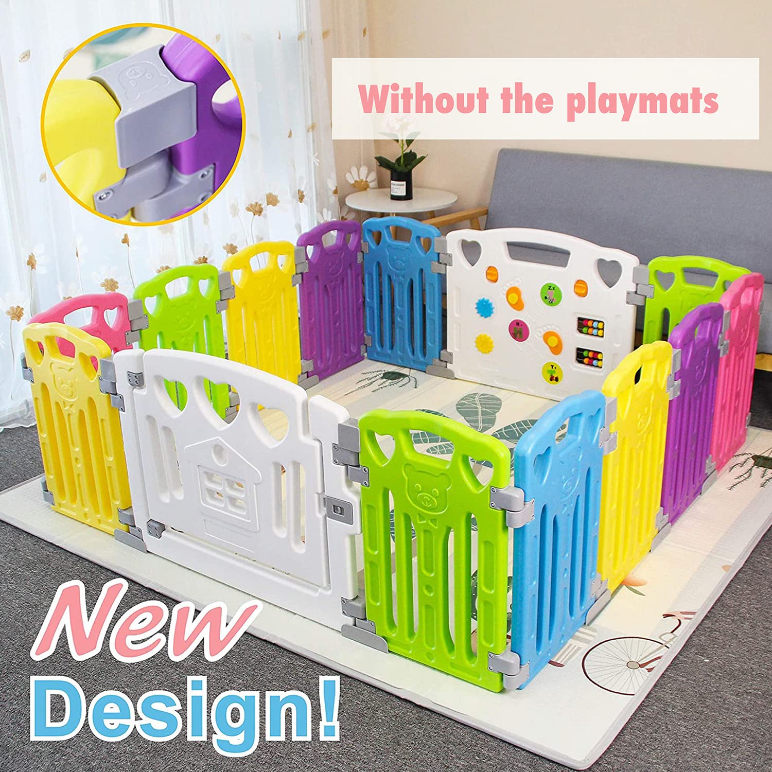 Baby Playpen Kids Activity Centre Safety Play Yard