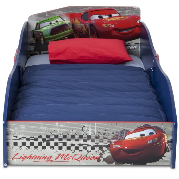/Pixar Cars Wooden Toddler Bed by , Greenguard Gold Certified, Red