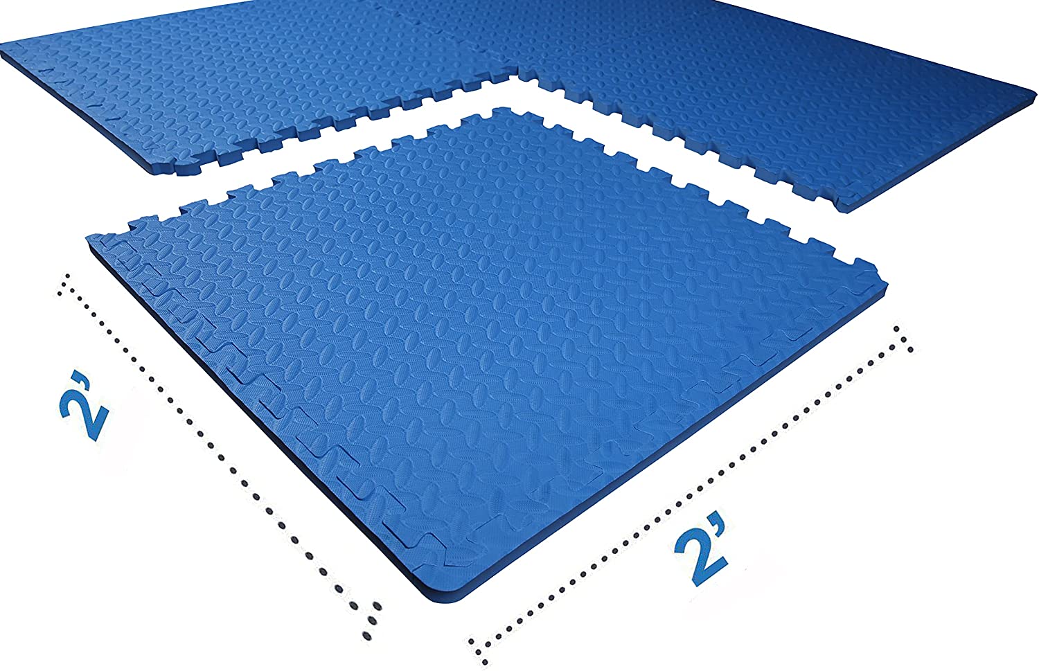 BalanceFrom Puzzle Exercise Mat with EVA Foam Interlocking Tiles