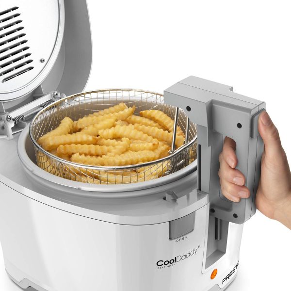05443 CoolDaddy Cool-touch Deep Fryer White