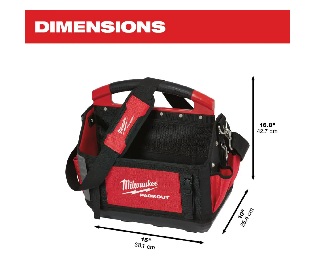 48-22-8315 15 in.  Tote