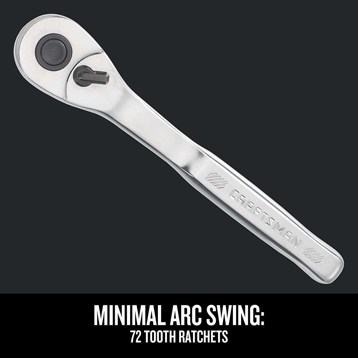 CRAFTSMAN Mechanics Tools Kit, 216-Piece with 3-Drawer Box, Chrome Finish, 72-Tooth Ratchets, 6-Point Sockets, VERSASTACK Compatible