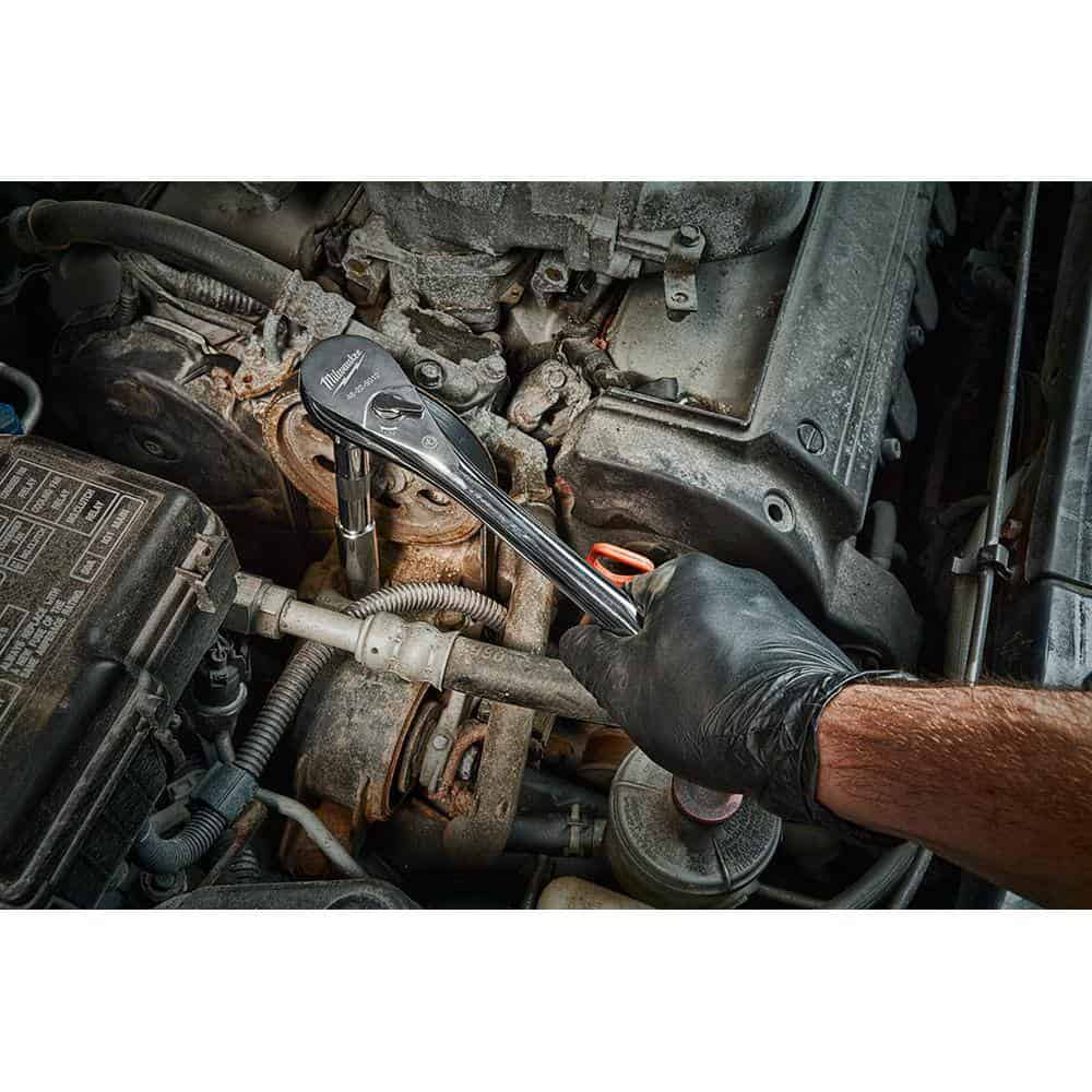 1/2 in. Drive SAE/Metric Mechanics Tool Set (47-Piece) with PACKOUT 2-Drawer Tool Box