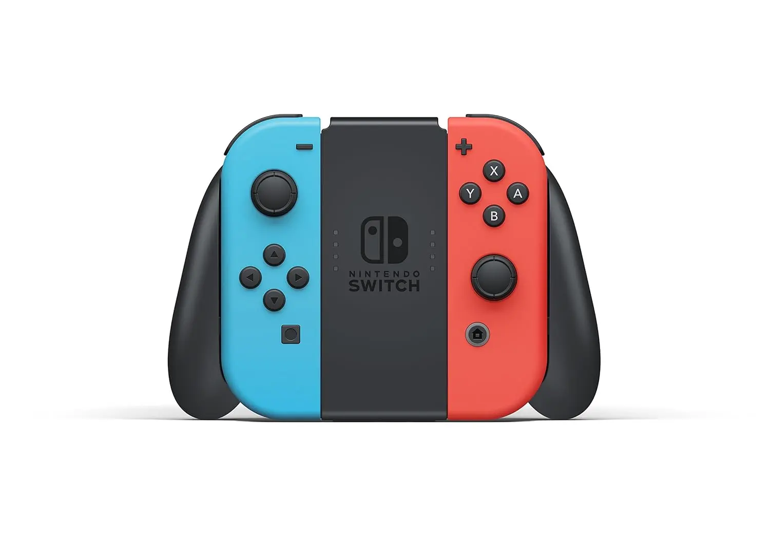 Nintendo Switch with Neon Blue and Neon Red Joy?Con
