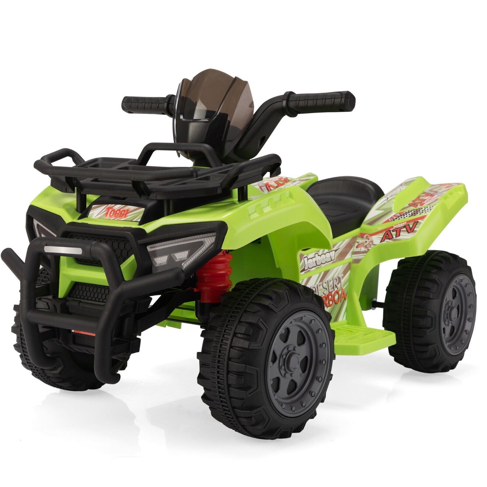 TOBBI Kids ATV Quad 4 Wheeler 6V Kids Ride On Toy Kids Electric Car with Music