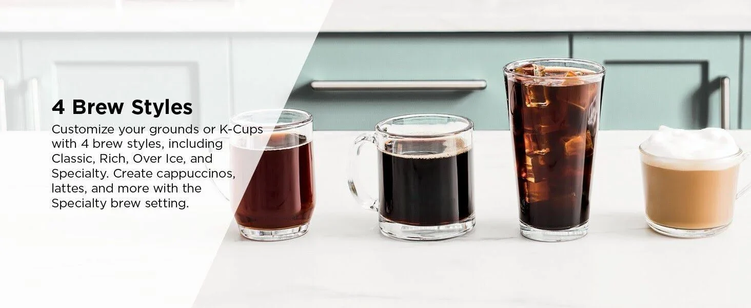 Ninja Cfp307 DualBrew Pro Specialty Coffee System (Black)