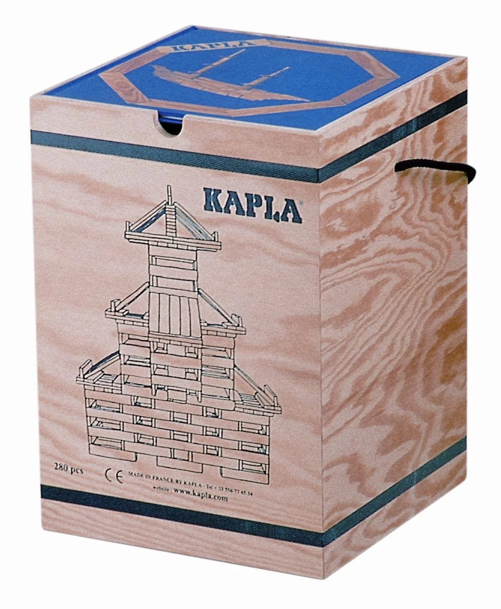 KAPLA 280 Piece Block Set With Red Advanced Animals And Architecture Book